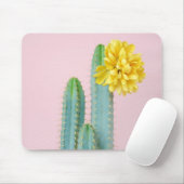 Blaues Kaktus-Trio Mousepad (Mit Mouse)