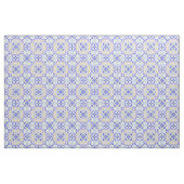 Blaues Kaleidoskop-Muster Stoff (Fat Quarter (45,7 x 55,9 cm))