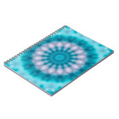 Blaues Kaleidoskop Notizblock (Linke Seite)