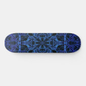 Blaues Kaleidoskop Skateboard (Horizontal)