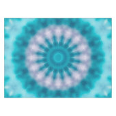 Blaues Kaleidoskop Tischdecke (Vorderseite (Horizontal))