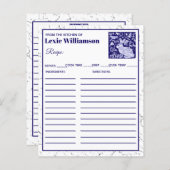 Blaues Kaninchen aus der Küche von Dedham (Vorne/Hinten)