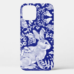Blaues Kaninchen Tile Art Einzigartiges Waldeland  Case-Mate iPhone Hülle