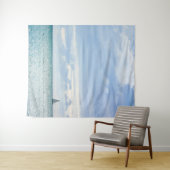 Blaues Karibisches Meer Wandteppich (Beispiel (Horizontal))