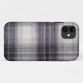 Blaues kariertes Case-Mate iPhone hülle (Rückseite (Horizontal))