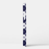 Blaues kariertes V2 Case-Mate iPhone Hülle (Rückseite / Rechts)