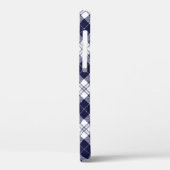 Blaues kariertes V2 Case-Mate iPhone Hülle (Rückseite / Links)