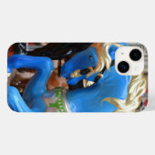 Blaues Karussell Case-Mate iPhone Hülle (Rückseite (Horizontal))