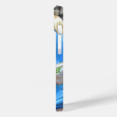 Blaues Karussell Case-Mate iPhone Hülle (Rückseite / Links)