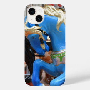 Blaues Karussellpferd Case-Mate iPhone 14 Hülle