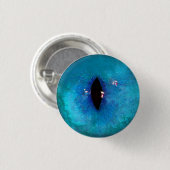 Blaues Katzenauge Button (Vorne & Hinten)