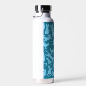 Blaues Katzenmuster Trinkflasche (Rechts)