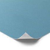 Blaues Kawaii Sushi Trio Poster (Ecke)