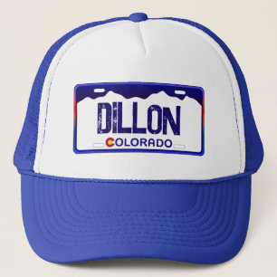 Blaues Kennzeichen von Dillon Colorado Truckerkappe