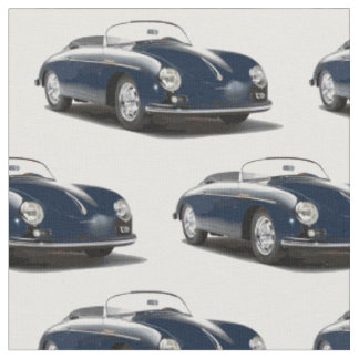 Blaues klassisches Sport-Auto-Gewebe Stoff