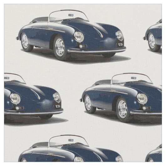 Blaues klassisches Sport-Auto-Gewebe Stoff (Nahaufnahme)