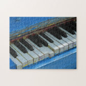 Blaues Klavier Puzzle (Horizontal)