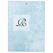 Blaues Klemmbrett (Rückseite)