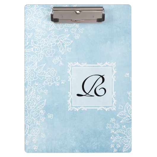 Blaues Klemmbrett (Vorderseite)