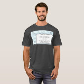 blaues Konzertticket T-Shirt (Vorne ganz)