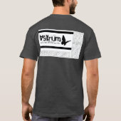 blaues Konzertticket T-Shirt (Rückseite)