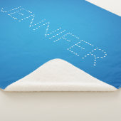 Blaues Korallenaqua Sherpadecke (3/4)