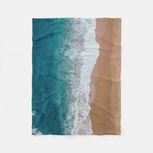 Blaues Körperwasser Fleecedecke (Vorderseite)