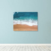 Blaues Körperwasser Leinwanddruck (Insitu (Holzboden))