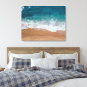 Blaues Körperwasser Leinwanddruck (Insitu (Schlafzimmer))