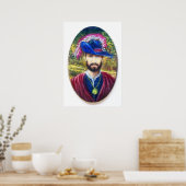 Blaues Korsair der Toskana Poster (Küche)