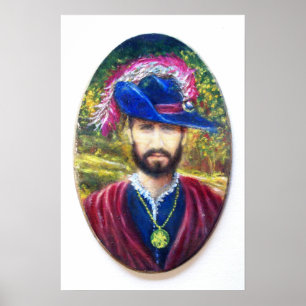 Blaues Korsair der Toskana Poster
