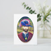 Blaues Korsair der Toskana Postkarte (Stehend Vorderseite)