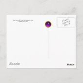 Blaues Korsair der Toskana Postkarte (Rückseite)