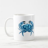 Blaues Krebse Kaffeetasse (Links)