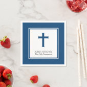 Blaues Kreuz der Marine, Erste Heilige Kommune Serviette (Beispiel)