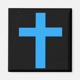 Blaues Kreuz Magnet