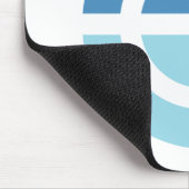 Blaues Kreuz Mousepad (Ecke)