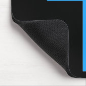 Blaues Kreuz Mousepad (Ecke)