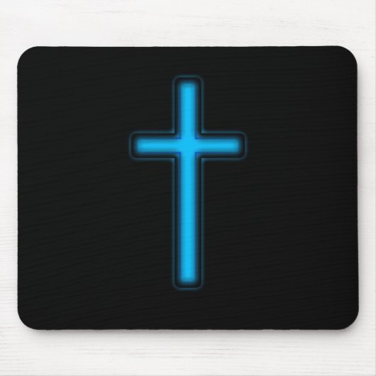Blaues Kreuz Mousepad (Vorne)