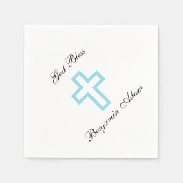 "Blaues Kreuz" Napkins Serviette