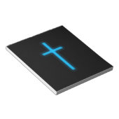 Blaues Kreuz Notizblock (angewinkelt)