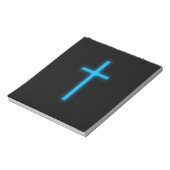 Blaues Kreuz Notizblock (Rotiert)