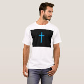 Blaues Kreuz T-Shirt (Vorne ganz)