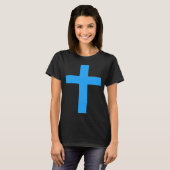 Blaues Kreuz T-Shirt (Vorne ganz)