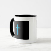 Blaues Kreuz Tasse (Vorderseite Links)