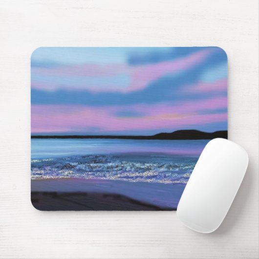 Blaues Kristallwasser Mousepad (Mit Mouse)