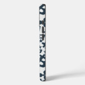 Blaues Kryptowährungsmuster Case-Mate iPhone Hülle (Rückseite / Links)