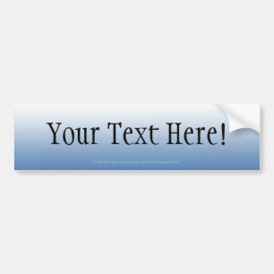 Blaues KUNDENGERECHTES Autoaufkleber