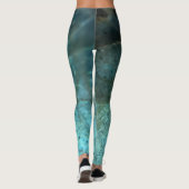 Blaues Labradorit Leggings (Rückseite)