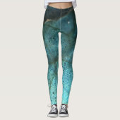 Blaues Labradorit Leggings (Vorderseite)